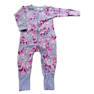 Bonds Kids Pajamas with Pink and Purple Lion Design